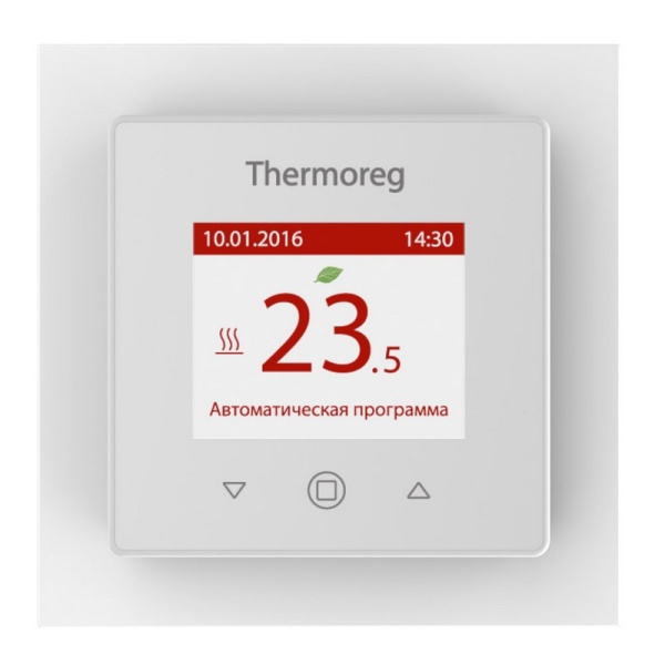 Терморегулятор Thermoreg TI-970 White сенсорный программируемый белый