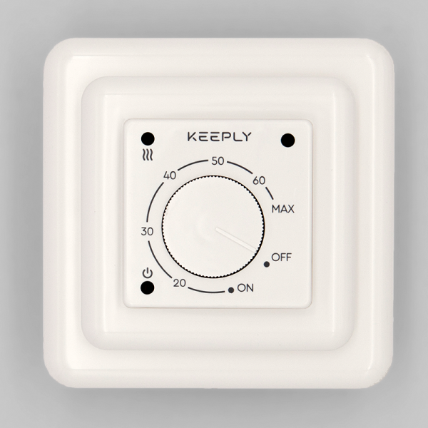 Терморегулятор KEEPLY 10.30F с набором адаптеров белый